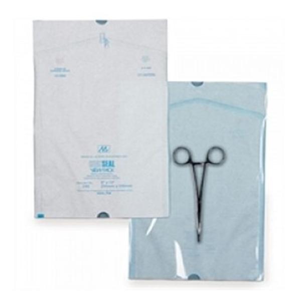 Pouch Sterilization Medical Action 4.75 in x 10 in White / Clear 2000/Ca